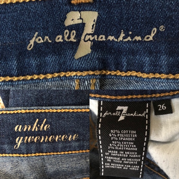 7 For All Mankind | Ankle Gwenevere Skinny Jeans - Picture 8 of 8